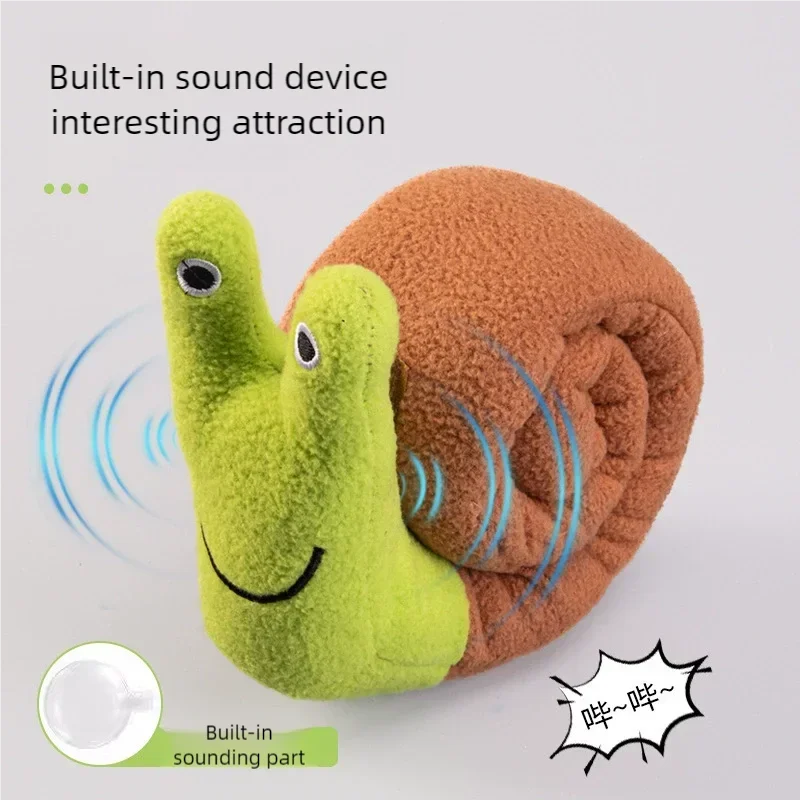 Dog Squeak Plush Snails Toys Dog Sound Chew - MyPetDollar.com