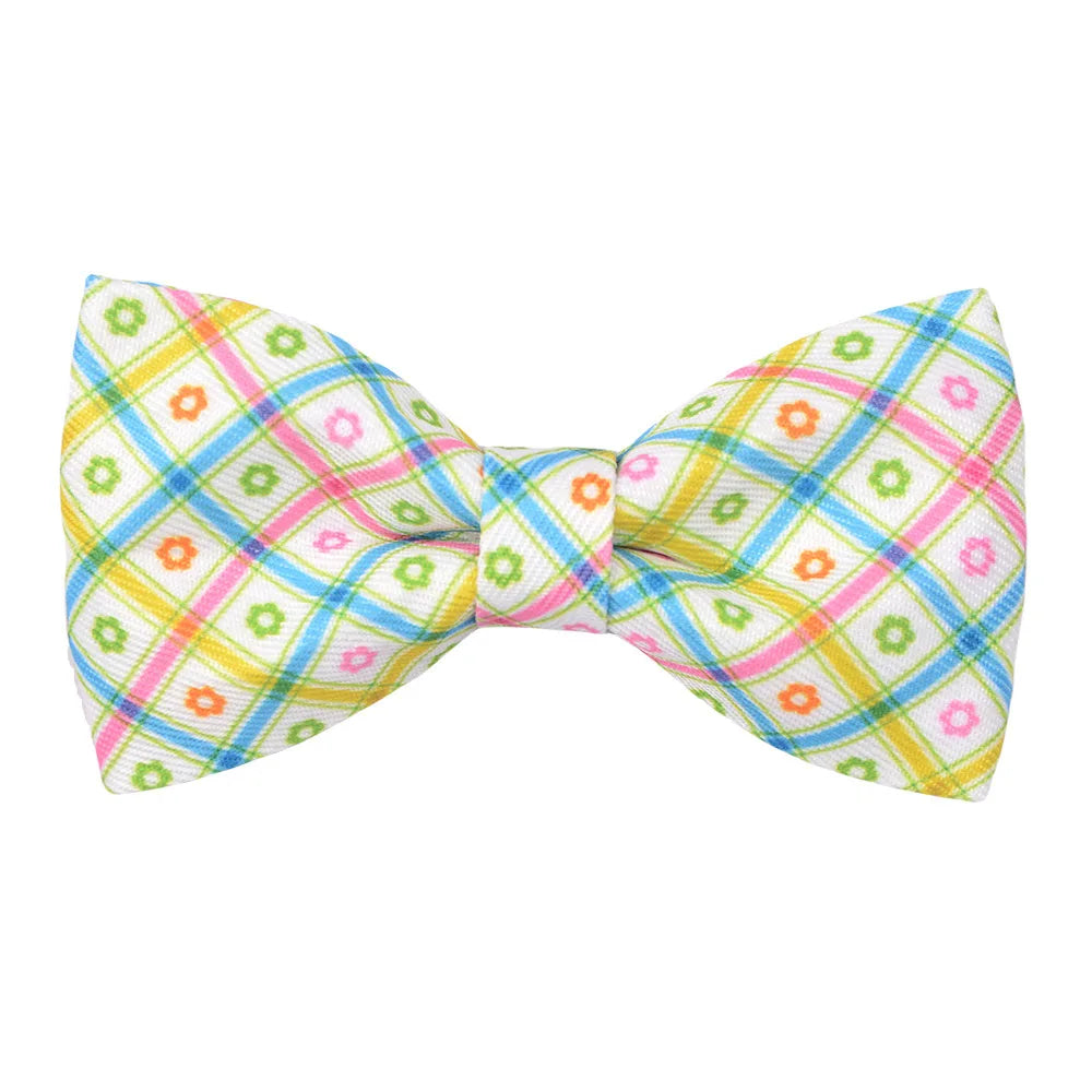 50/100pcs Spring Plaid Style Dog Bowtie - MyPetDollar.com