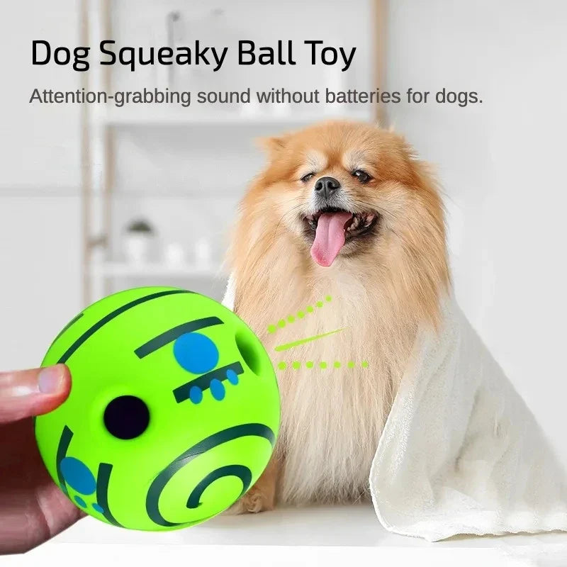 Pet Dog Toy Ball Wobble Wag Giggle Ball - MyPetDollar.com