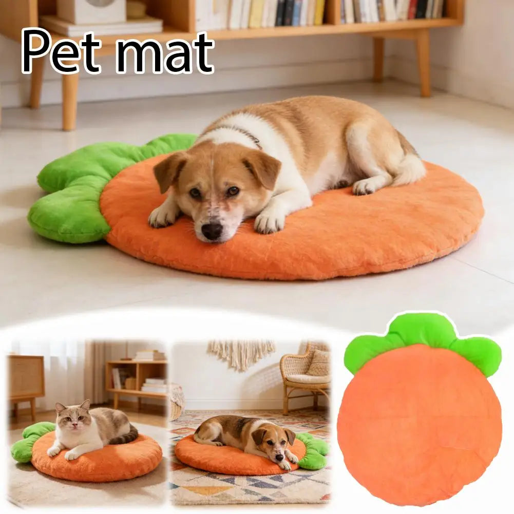 Cute Carrot Shaped Pet Sleeping Mat Soft - MyPetDollar.com
