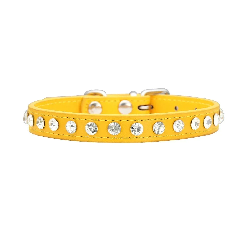 Personalized Rhinestones Dog Collar 16 - MyPetDollar.com