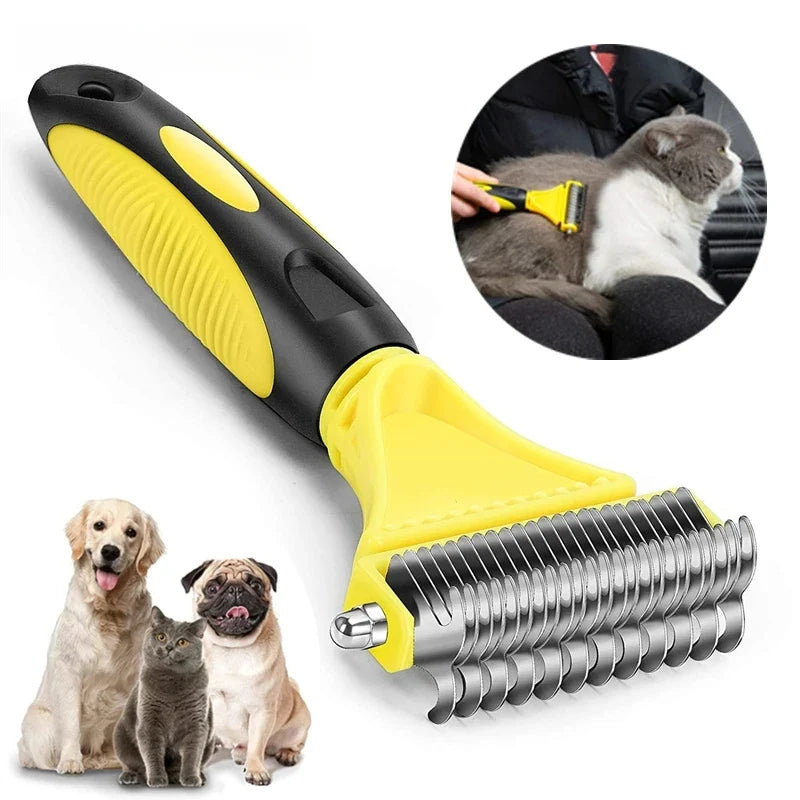 Dual-Sided Stainless Steel Pet Grooming - MyPetDollar.com