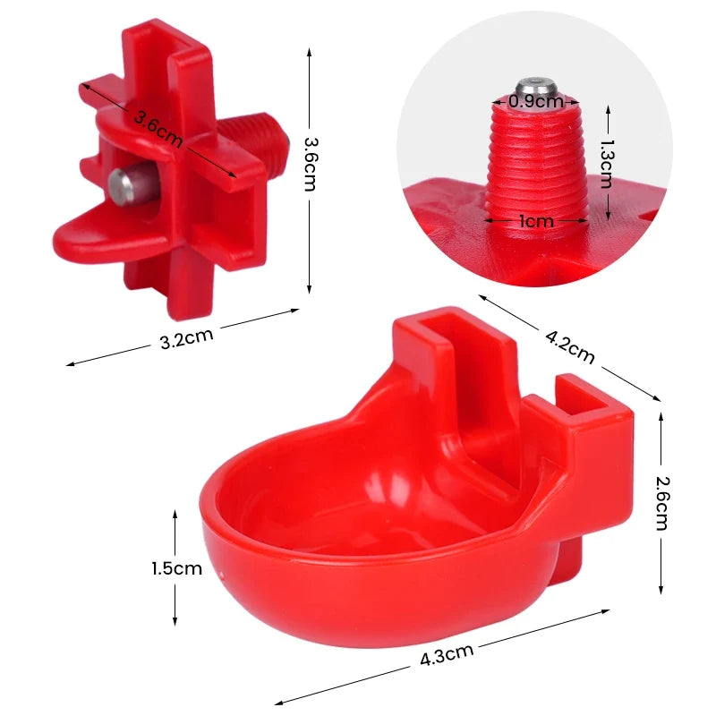 Automatic Water Dispenser Quail Chick Pigeon - MyPetDollar.com