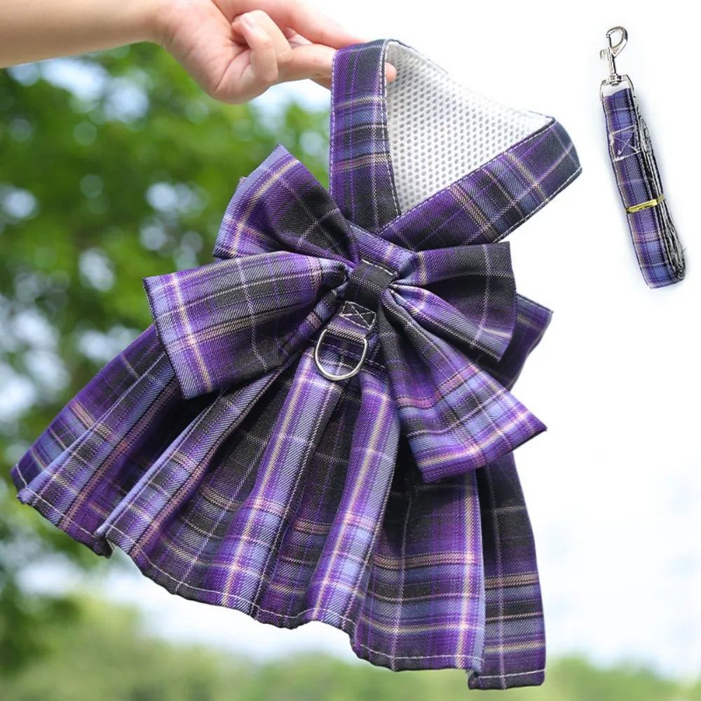 Adjustable Dog Dress Set Mesh Breathable - MyPetDollar.com