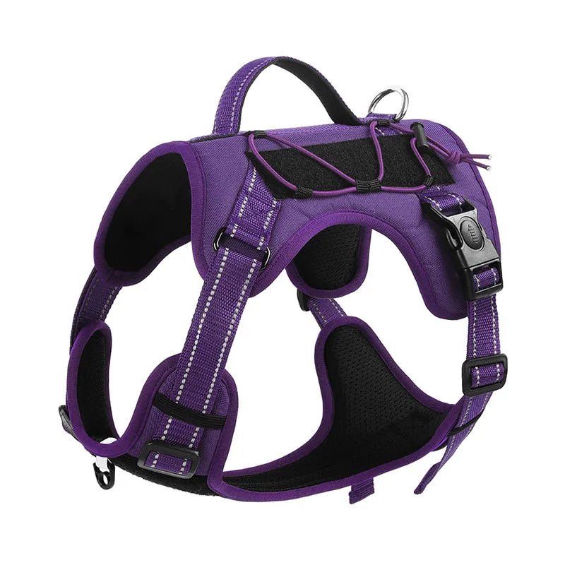 New Reflective Tactical Dog Harness No Pull - MyPetDollar.com