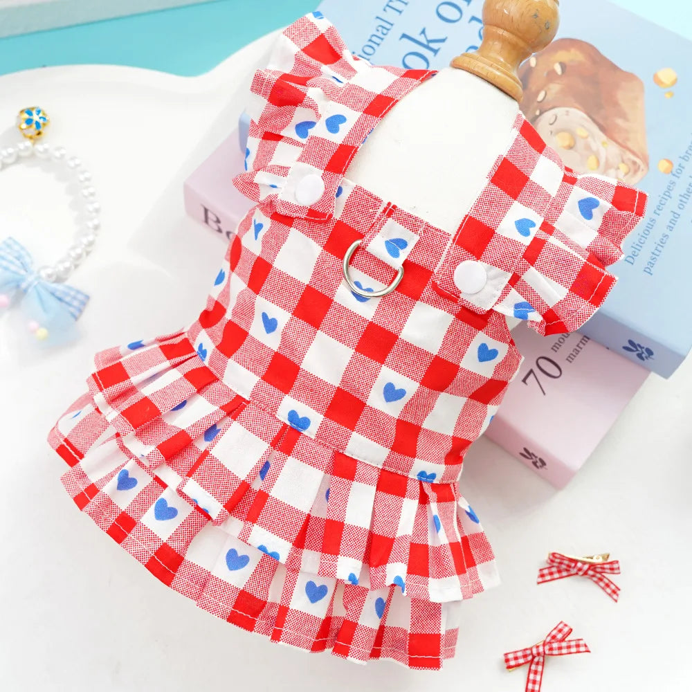 1Pcs Princess Style Dog Clothes Striped Cat - MyPetDollar.com