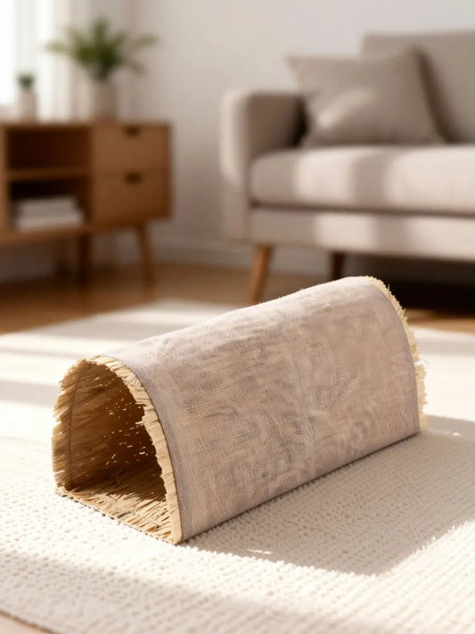 Rabbit Tunnel Nest Made of Natural Straw for - MyPetDollar.com