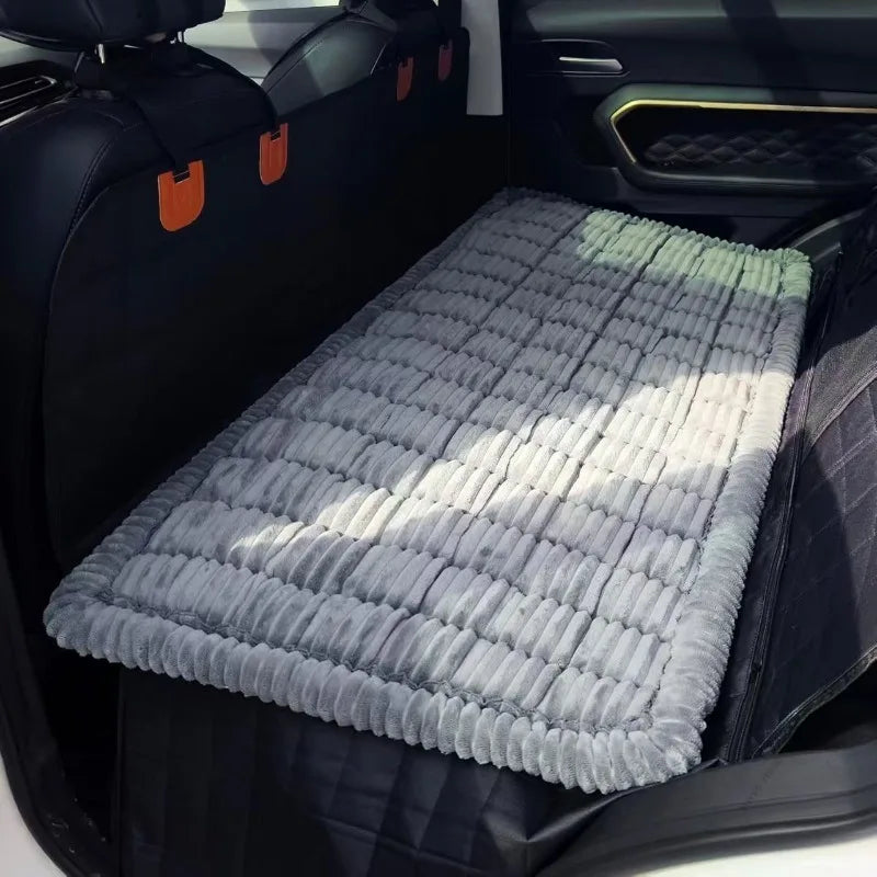 Washable Car Seat Protector Pad Plaid Dog - MyPetDollar.com