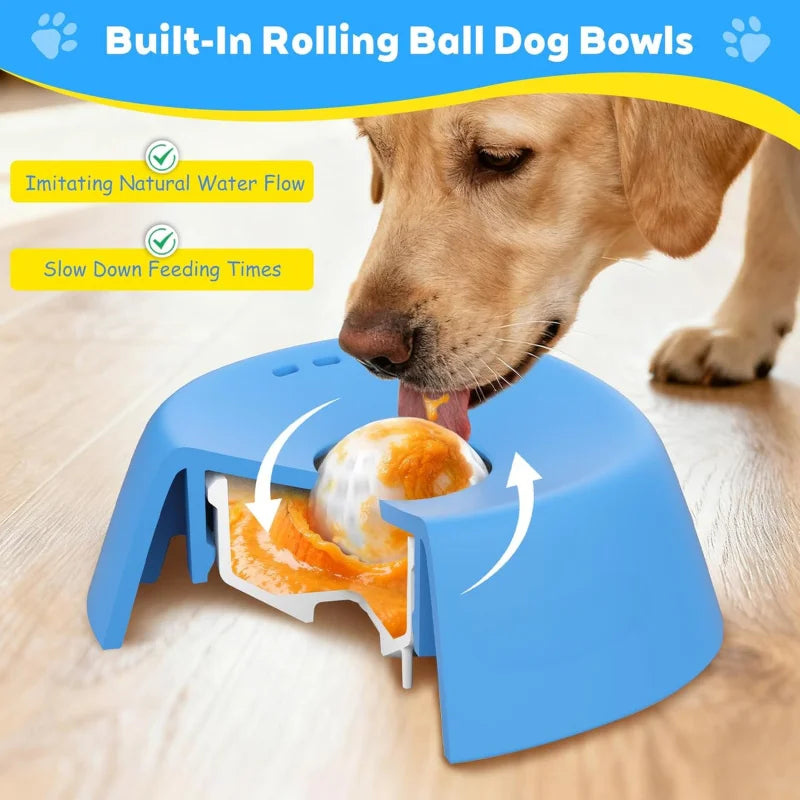 Dog Cat Licking Bowl Pet Licking Toy Slow - MyPetDollar.com