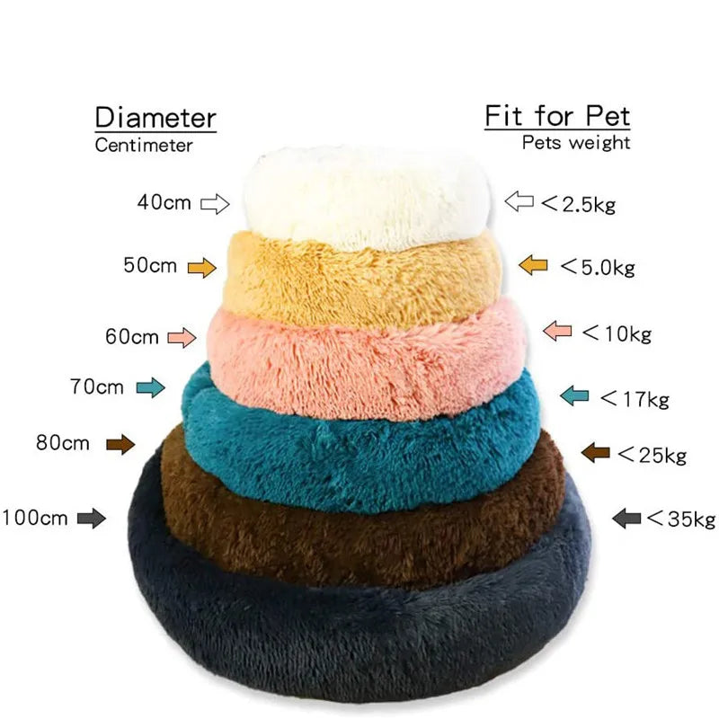 40-110cm Round Pet Bed for Large Dog Bed - MyPetDollar.com