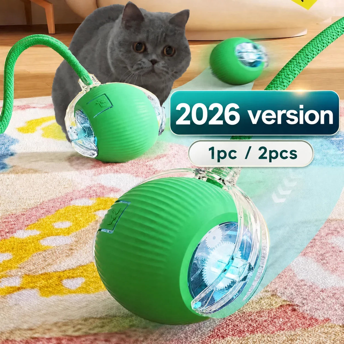 New Cat Interactive Ball Toy Automatic - MyPetDollar.com