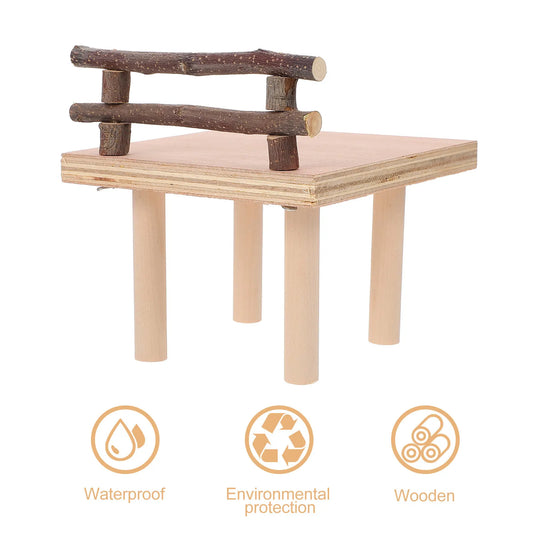 1Pcs Solid Wood Hamster Platform Cage Fence - MyPetDollar.com