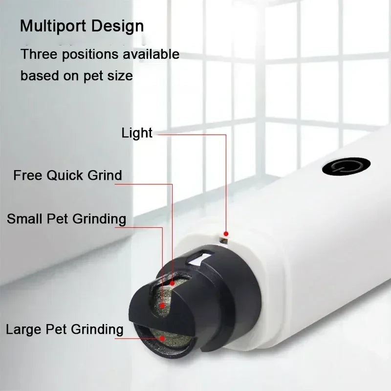 New Electric Dog Nail Clippers Rechargeable - MyPetDollar.com