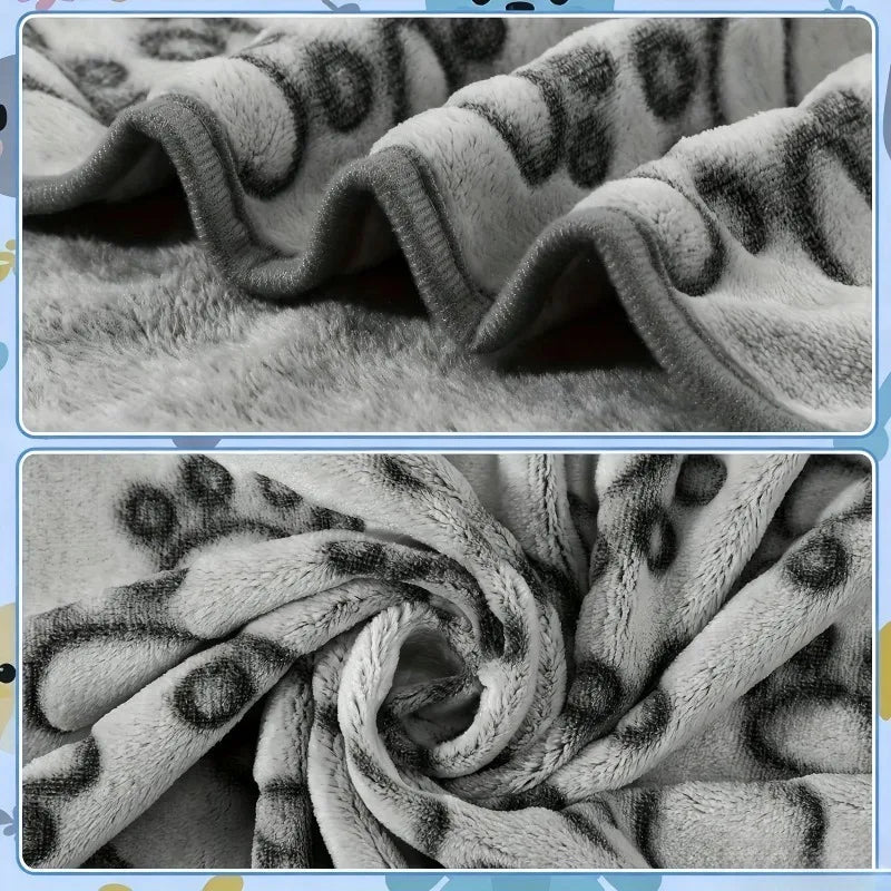 1PC Paw Print Pet Blanket Soft Warm Washable - MyPetDollar.com