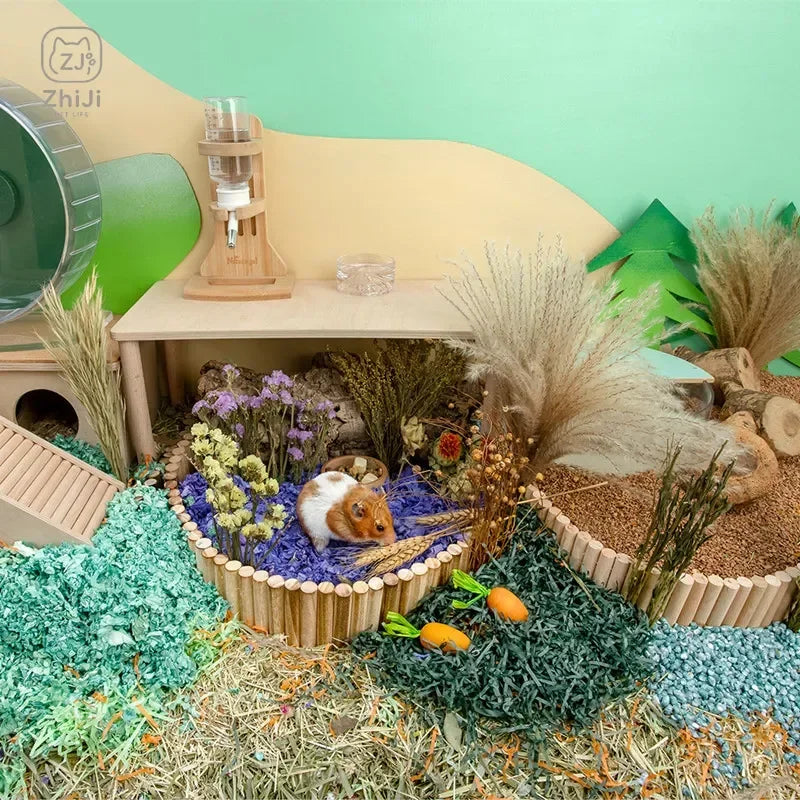 Natural Dried Flower Hamster Bedding - MyPetDollar.com