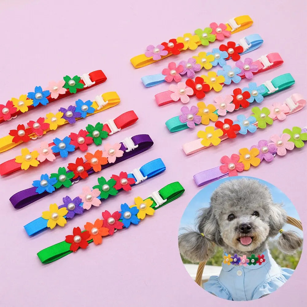 10PCS New Cat Necklaces Colorful Adjustable - MyPetDollar.com