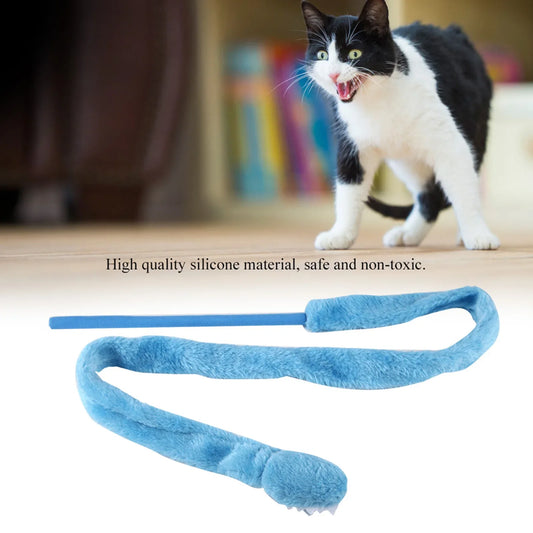 Cat Plaything Snake Shape Teaser Funny Kitten Pet Playing