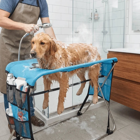 Folding Pet Grooming Hammock Anti-Scratch - MyPetDollar.com