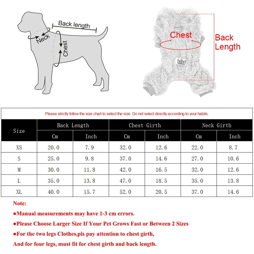 Soft Dog Clothes For Winter Warm Puppy - MyPetDollar.com