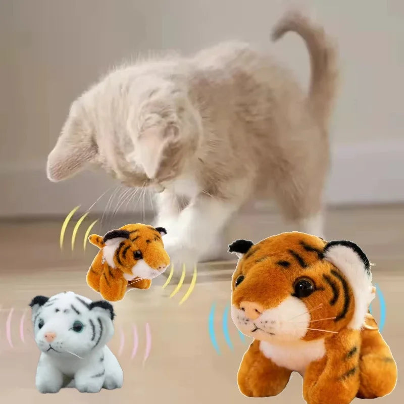 Cute Animal Plush Keychains Stuffed Panda Little Tiger Key for Dogs – view 2