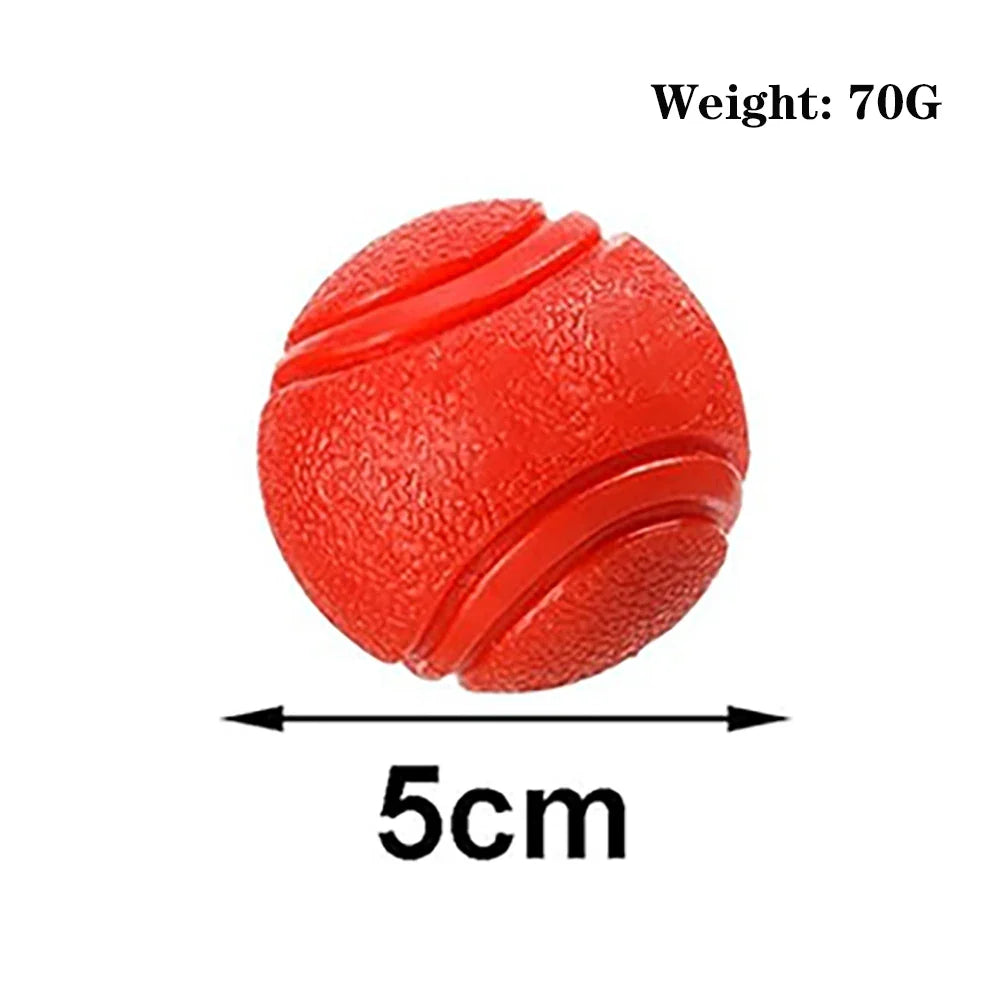 Rubber Pet Solid Elastic Toy Ball