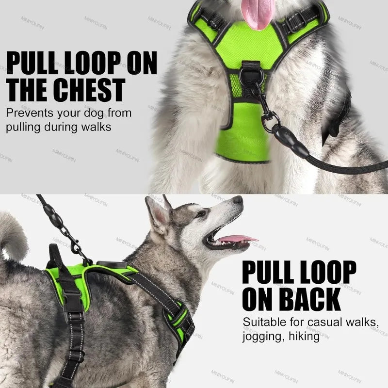 LED Glowing Luminous Dog Harnesses Essential - MyPetDollar.com