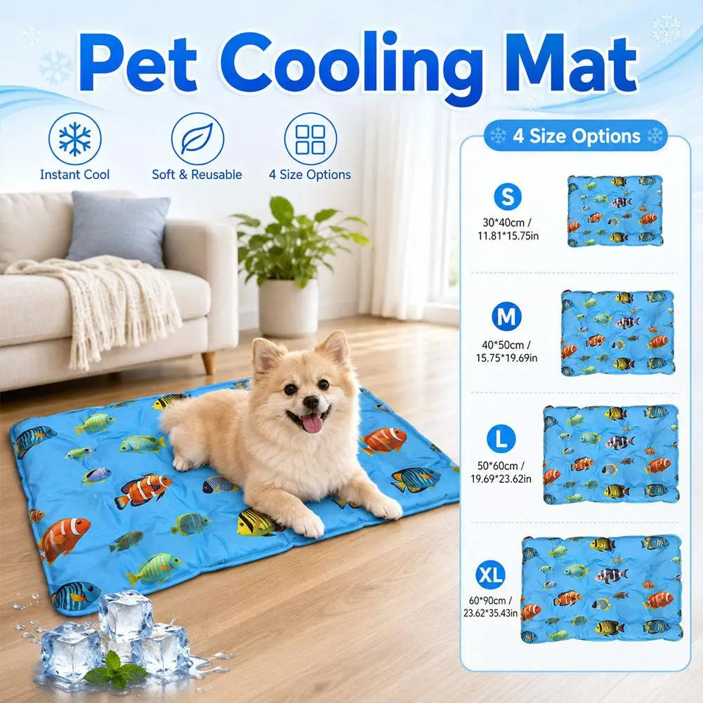Dog Cooling Mat, Self Cooling Gel Ice Pad - MyPetDollar.com