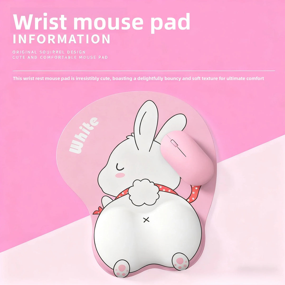 Kawaii Animals Style Girl Ergonomics Mouse - MyPetDollar.com