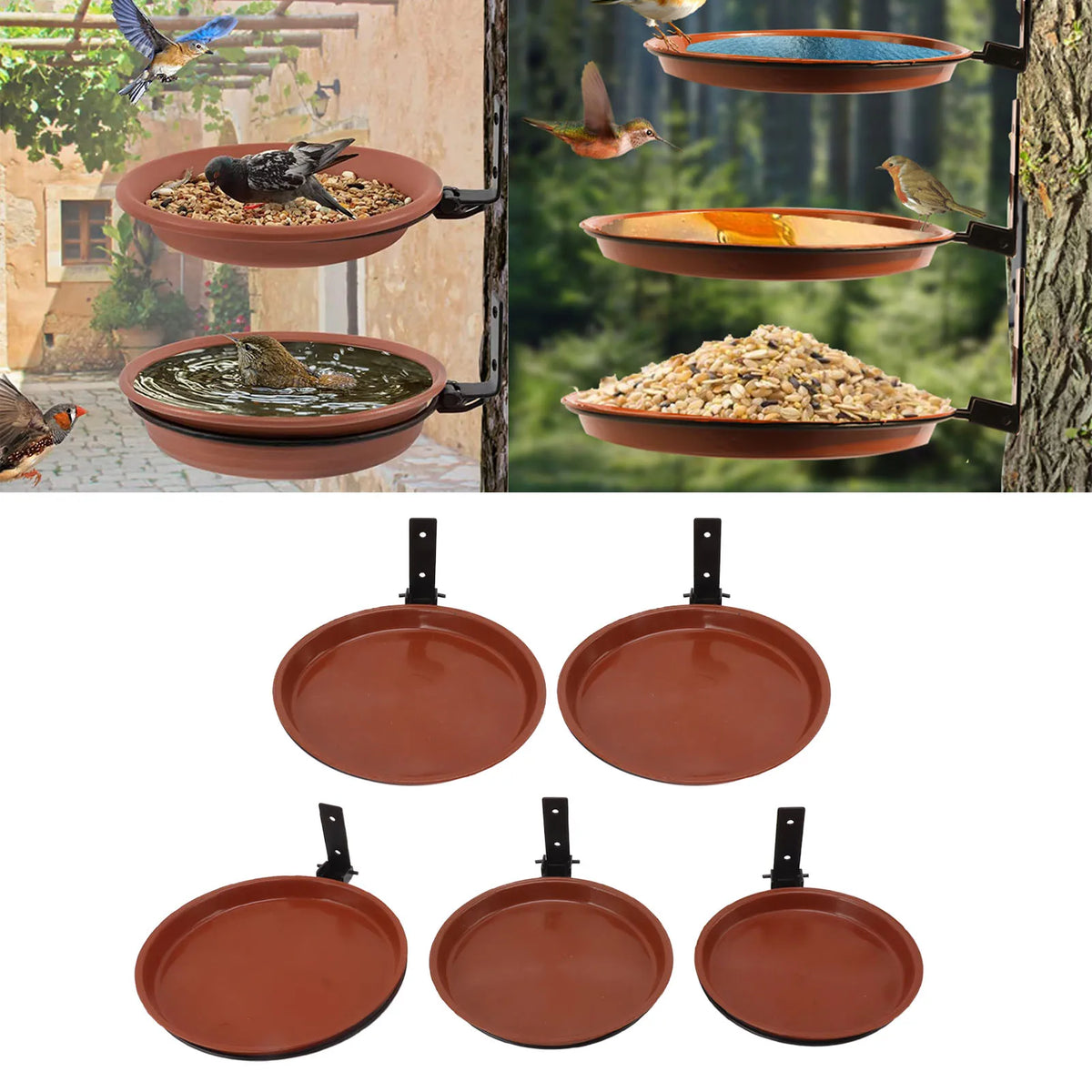 Tree Mounted Bird Bath Bowl Tree Mounted - MyPetDollar.com