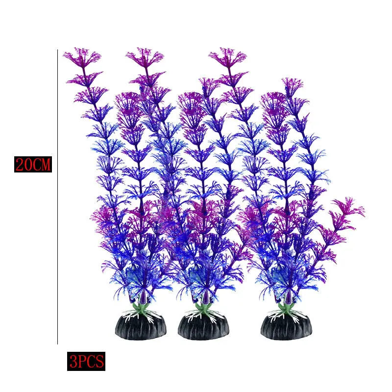 Artificial Aquarium Decor Plants Water Weeds - MyPetDollar.com