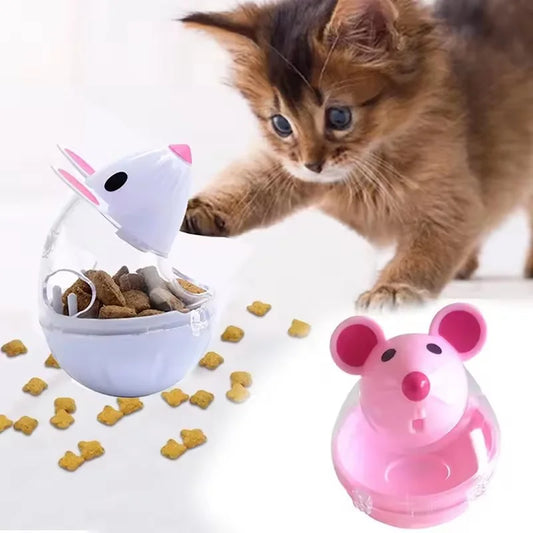 Mouse Shaped Food Disp Toy Kitten Toy - MyPetDollar.com