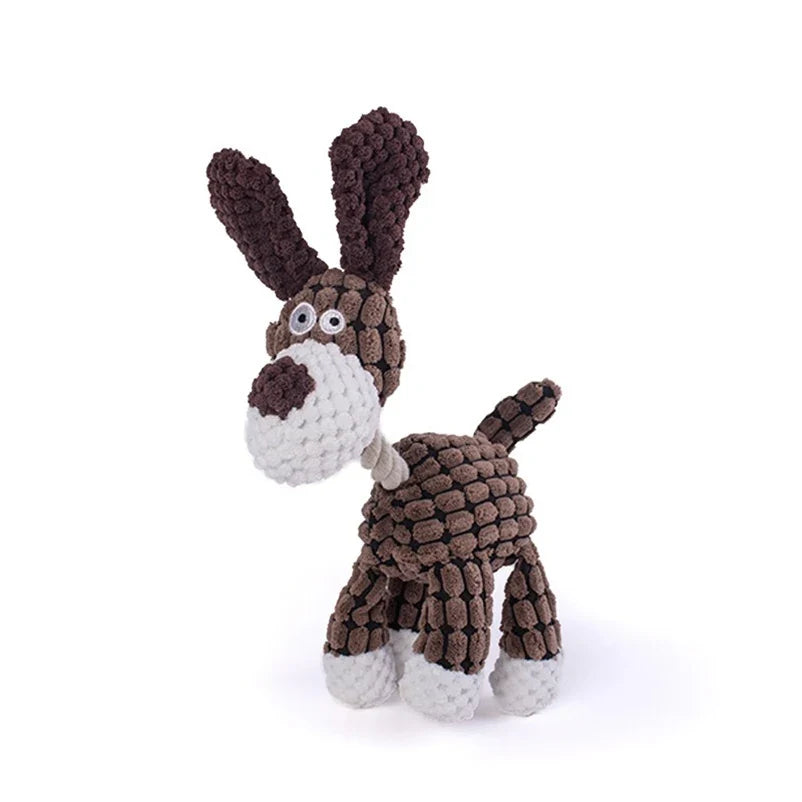 Interactive Popular Cute Animal Shaped Pet Plush Toys
