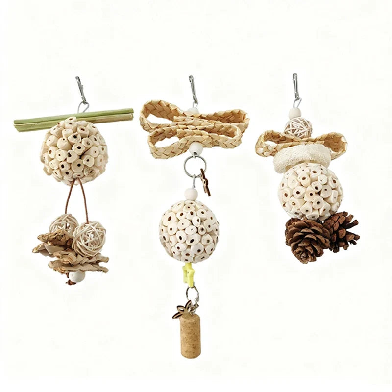 Funny Parrot Tongcao Ball Bird Chewing Toy - MyPetDollar.com