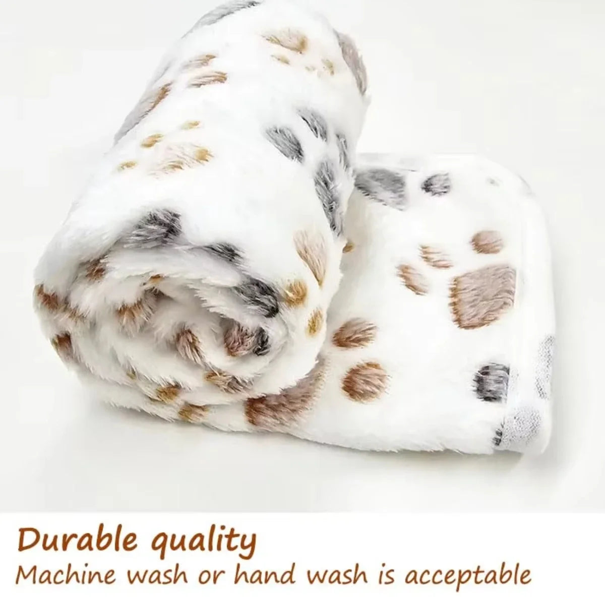 Cute Flannel Pet Blanket Cartoon Dog Paw - MyPetDollar.com