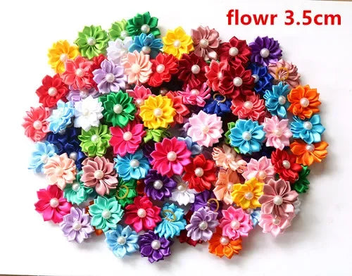100pcs Pet Accessories Dog Bows Pet Dog Hair - MyPetDollar.com