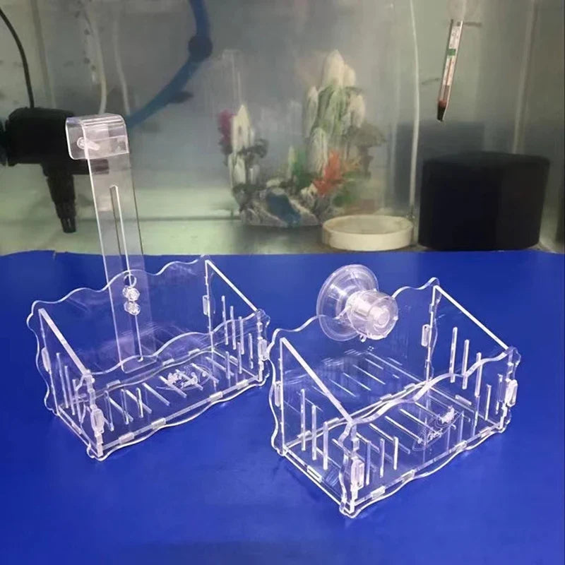Hanging Fish Tank Crystal Acrylic Pot Polka - MyPetDollar.com