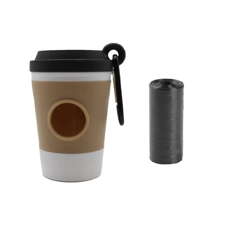 Portable Dog Poop Pouch Holder Coffee Cup – Dog Supplies