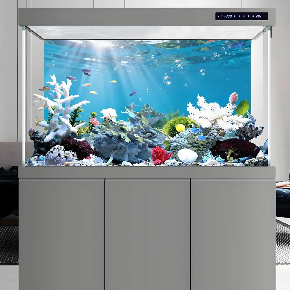 Bubble Oasis, Fish Tank Background Painting, - MyPetDollar.com