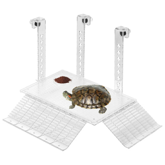 Turtle Climbing Ramp with Feeding Area - MyPetDollar.com