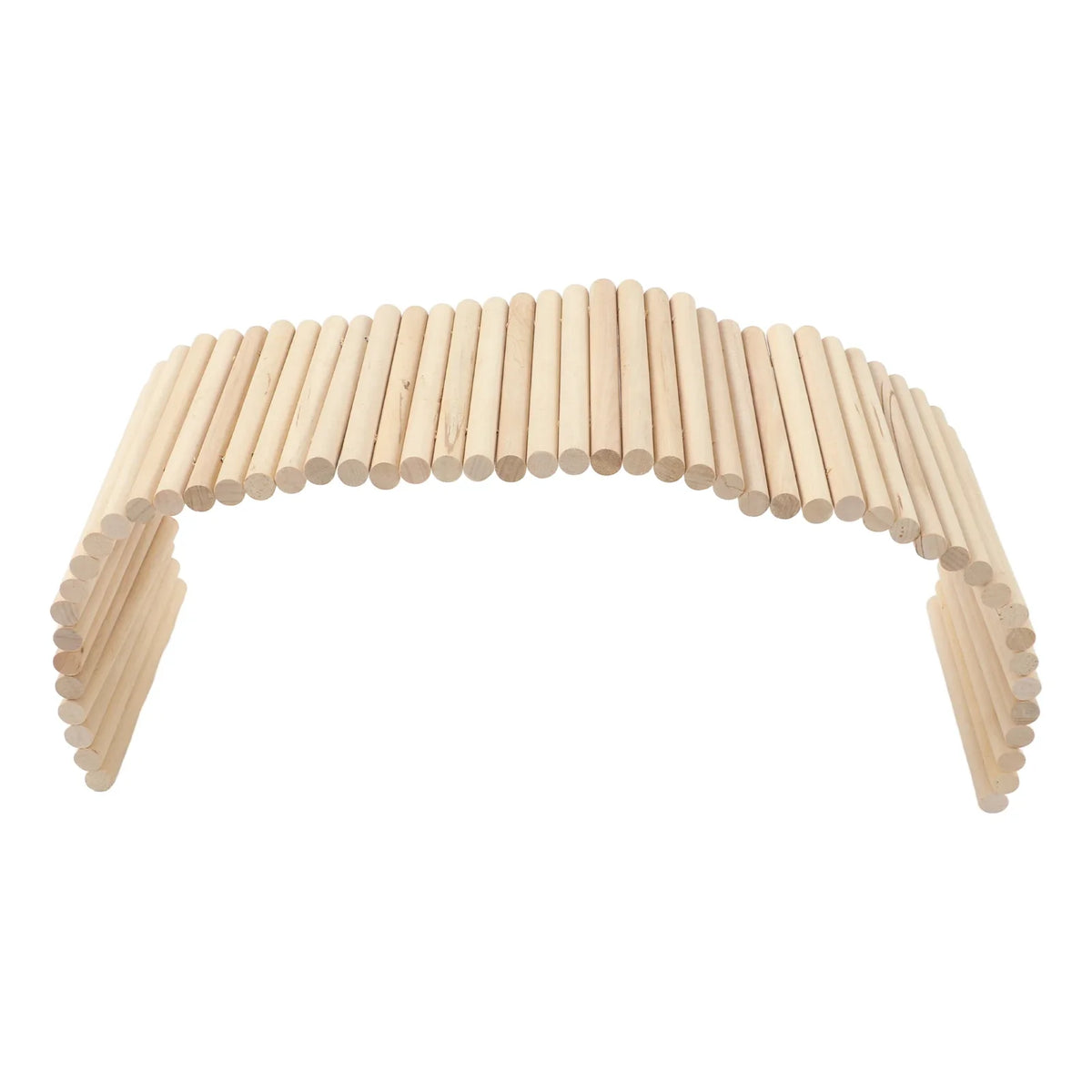 Pet Hideout Bridge Wooden Safe Bendable Small Climbing Tunnel – 4 Colors