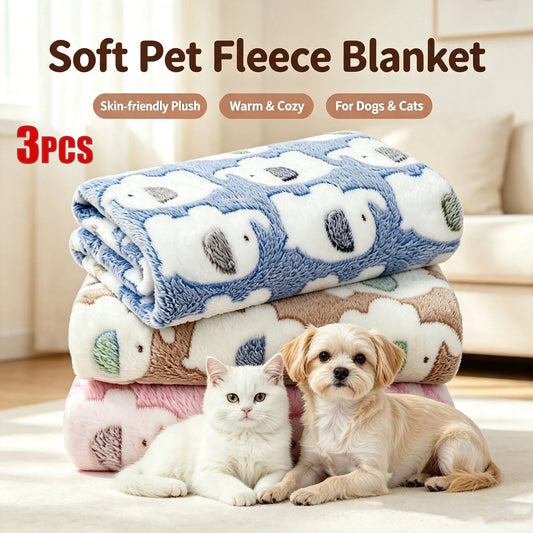 Soft Pet Fleece Blanket Cute Elephant Warm - MyPetDollar.com