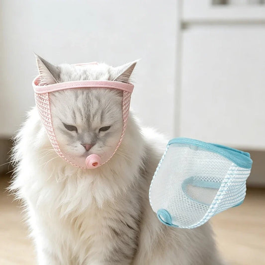 Breathable Cat Muzzle Mesh Anti Bite Cat - MyPetDollar.com