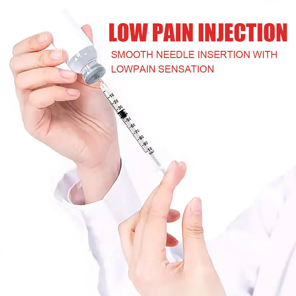 100/200pcs 1ml/1cc 31G 6mm/30G 8mm Insulin - MyPetDollar.com