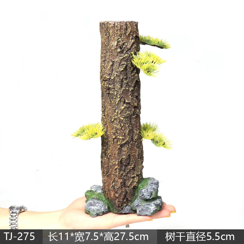 Simulation Tree Trunk Sinking Wood Driftwood Fish Tank – 7 Colors
