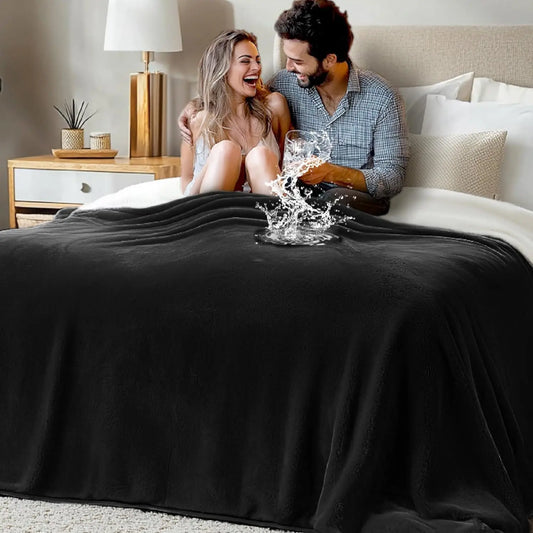 Reversible Flannel Pet Blanket Waterproof - MyPetDollar.com