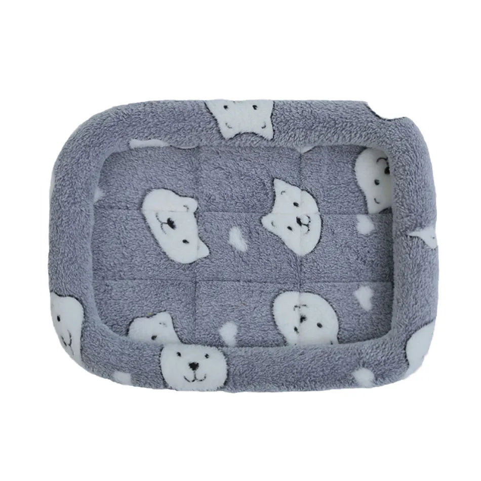 Soft Plush Square Dog Bed Mat Beds for Dogs - MyPetDollar.com