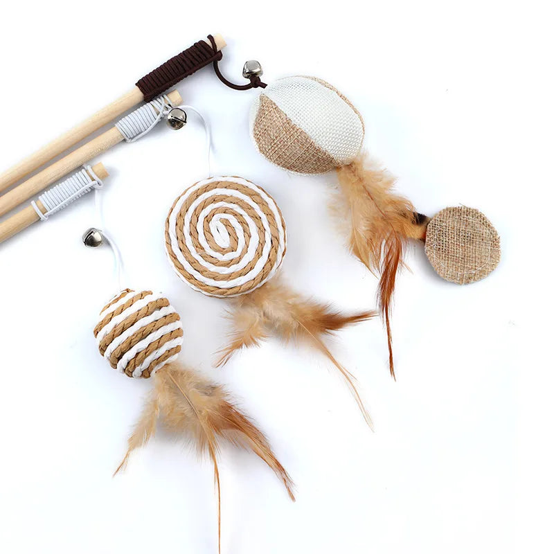 1PC Teaser Feather Toys Kitten Funny - MyPetDollar.com