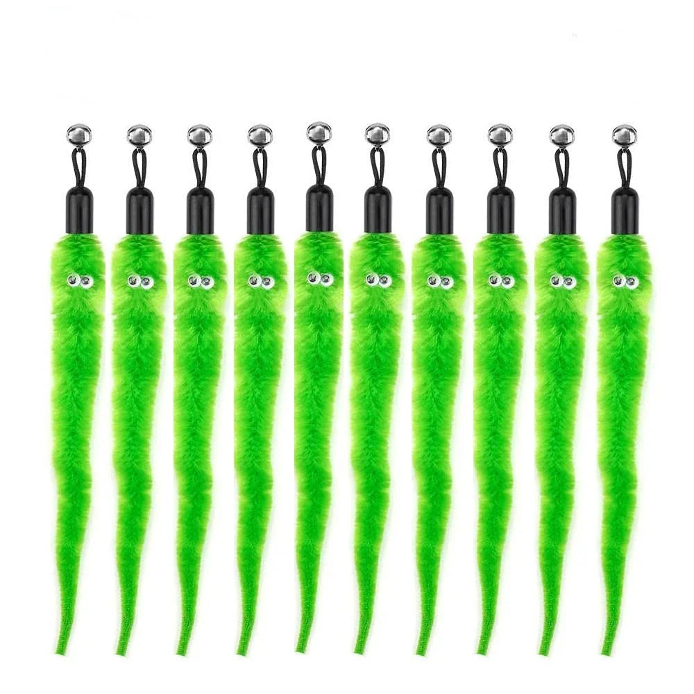 Cat Feather Toy Accessories False Mouse Worm - MyPetDollar.com