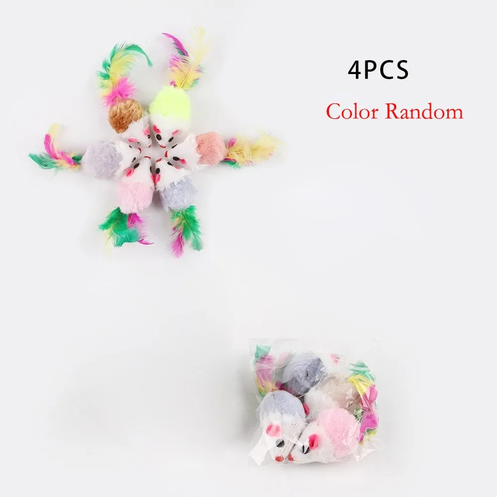 4 16 32 Bite Resistance False Mouse Cat Toys
