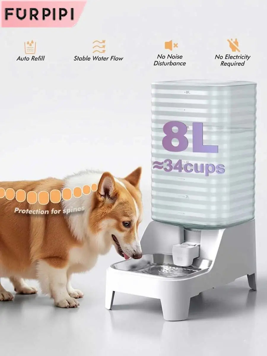 Furpipi 8L Large Capacity Automatic Pet - MyPetDollar.com